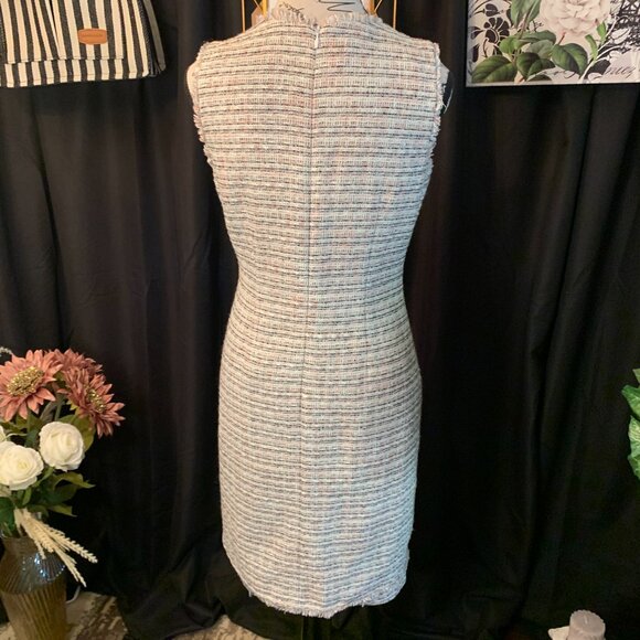 ❤️HP❤️🌟Karl Lagerfeld-Paris Tweed dress (SZ 4) - Picture 8 of 11